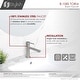 preview thumbnail 8 of 11, STYLISH Stainless Steel Single Handle Single Hole Bathroom Faucet - Faucet Height: 6 3/8" Spout Height: 3 7/8"