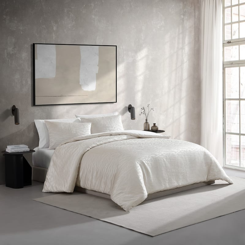 Vera Wang Illusion Ivory 3 Piece Comforter Set Bed Bath & Beyond
