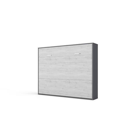 CONTEMPO Horizontal Wall Bed with mattress 62.9 x 78.7 inch