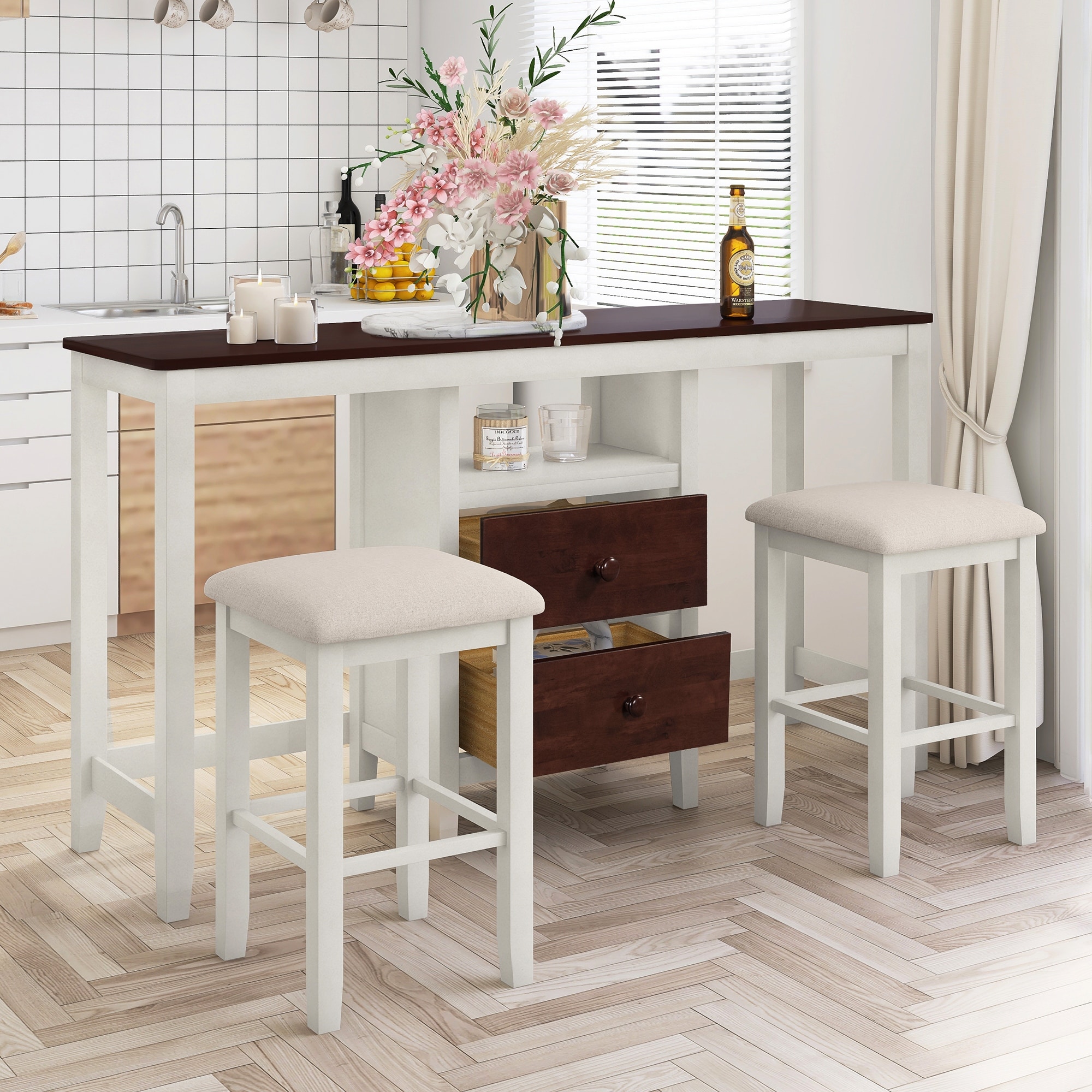 2 person hot sale breakfast bar