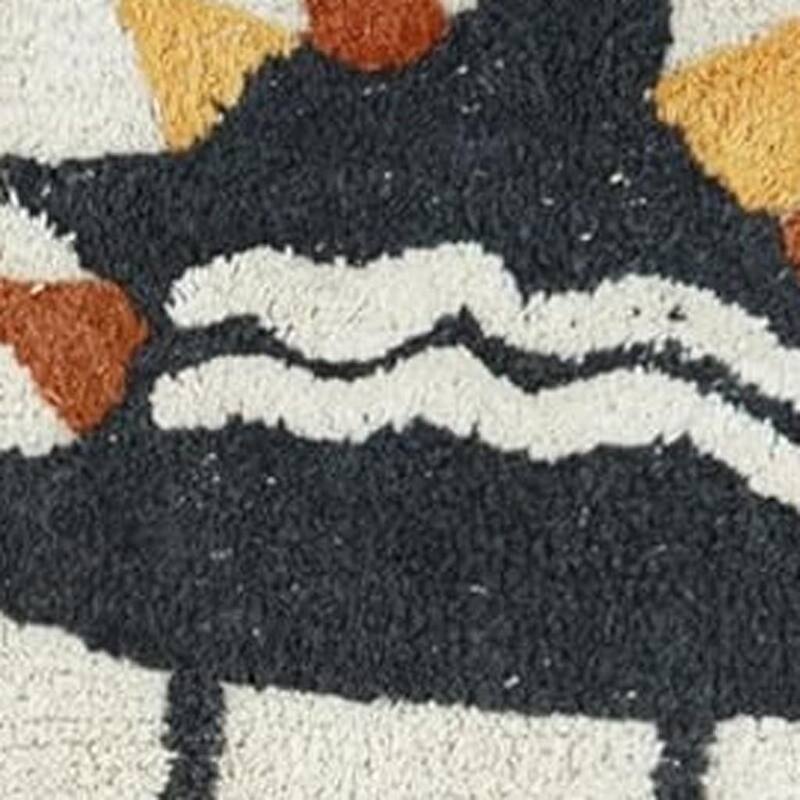 HomeRoots Juvenile/Youth Transitional Rectangle Area Rug - 48.00 in. x 32.00 in. x 0.30 in.