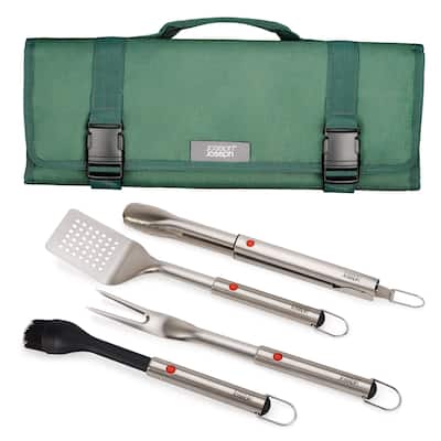 Joseph Joseph GrillOut 4-piece BBQ Tool Set with Storage Case