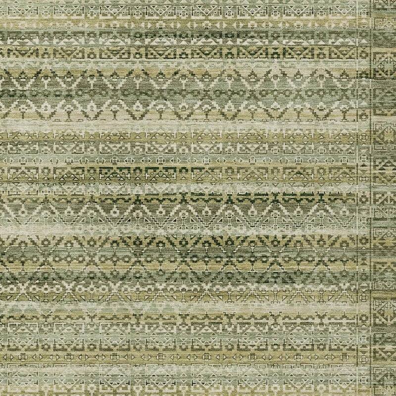 HomeRoots Striped Transitional Rectangle Outdoor Rug