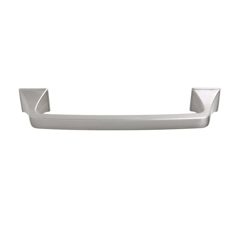 Utopia Alley Brax Brushed Nickel Cabinet Pull, 5.1" Center to Center