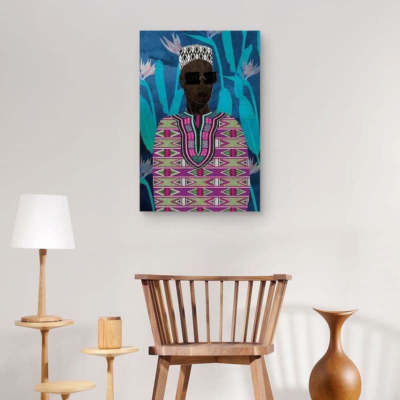 Afro Pop King by Studio Arts Canvas Art Print