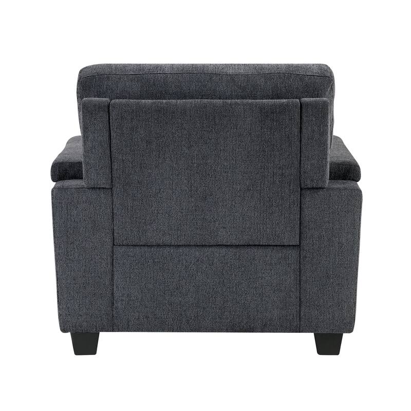 Colby 40" Chenille Accent Chair - - Removable Cushion Covers