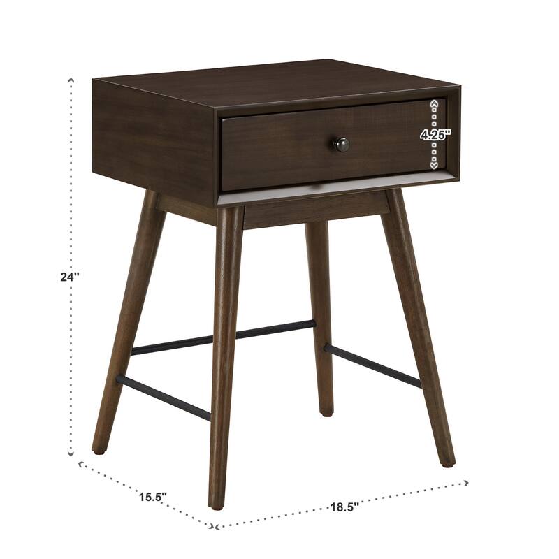 Aniket Queen Size Metal Bed with Nightstands Set by iNSPIRE Q Classic