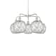Option Polished Nickel / Clear Glass with White Rope