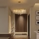 preview thumbnail 4 of 16, 40 in. Gold Modern Crystal Chandelier Tree Branches Rectangular Chandelier Kitchen Island Pendent Light for Dining Room