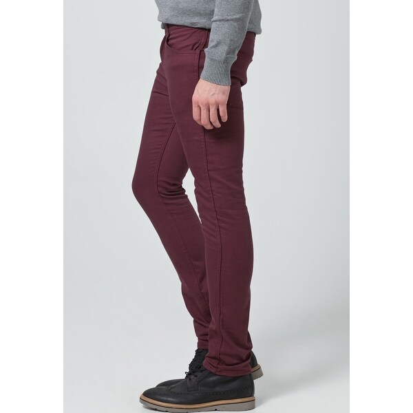burgundy levi jeans