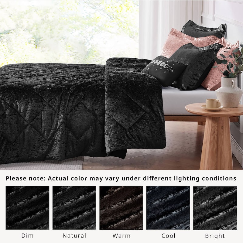 Intelligent Design Isabel Velvet Comforter Set