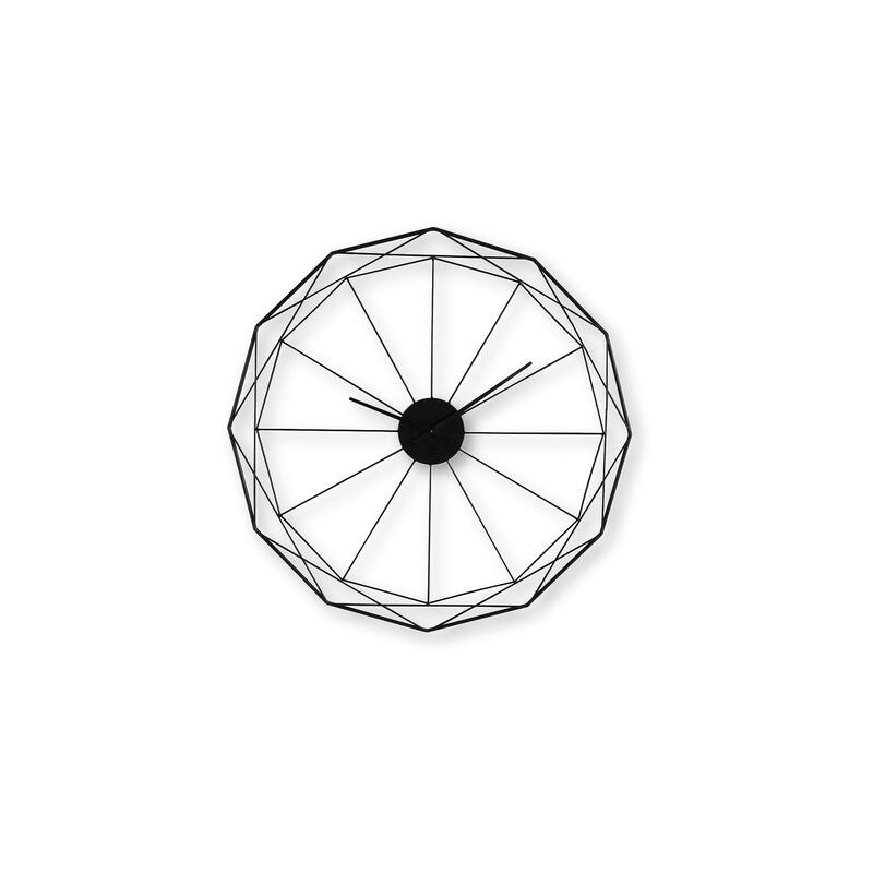 Signature Design by Ashley Arkthorne Black Wall Clock - 36" W x 0.6" D x 36" H