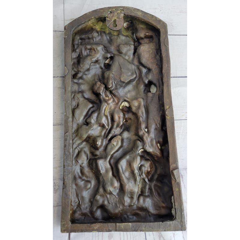 Hot Cast Bronze Wall Hanging Mounted Art Plaque The Cavalry Crucifixion Of Jesus Christ