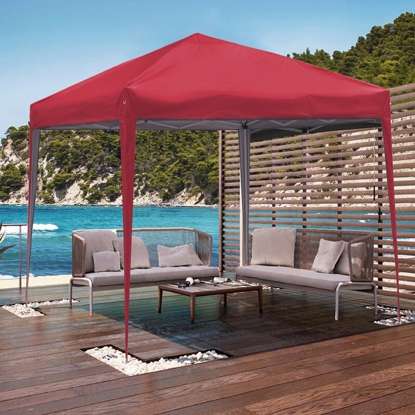 Ainfox 10 x 10 ft Pop up Canopy Tent Gazebo Party,Gazebo,Beach,Camping,Sun Shelter,Market,Tailgate Party,Backyard. Opens flyout.