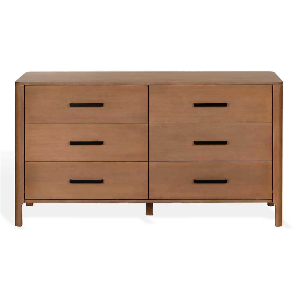 SAFAVIEH Couture Abbiava 6-Drawer Wood Dresser