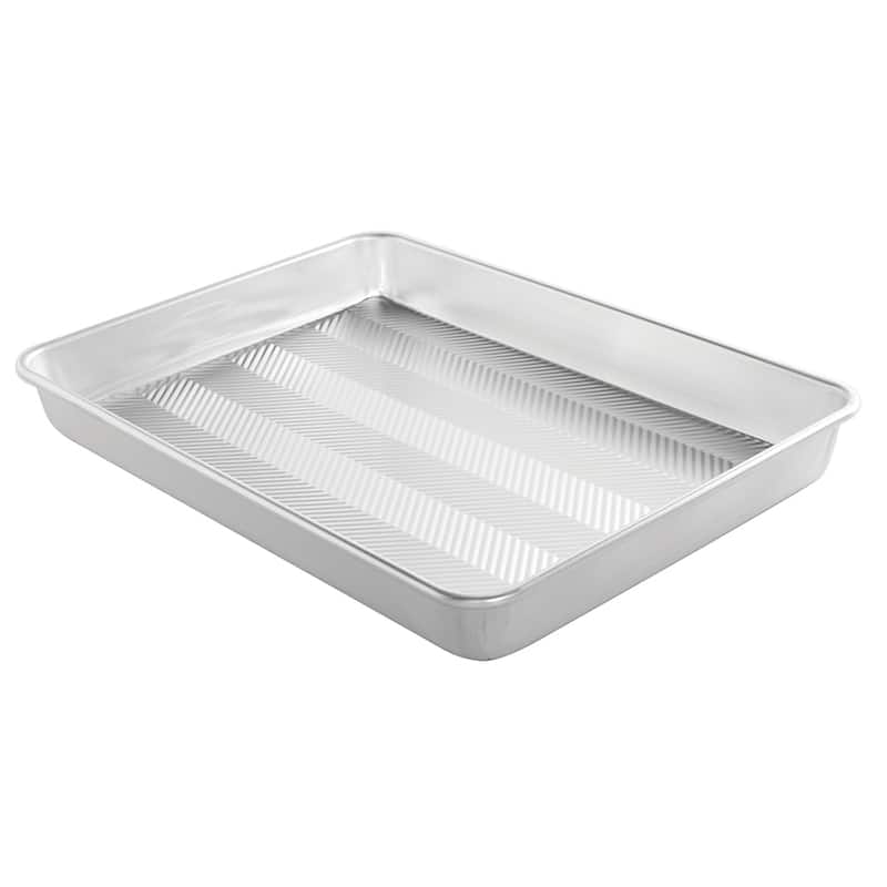 Nordic Ware Prism 13" X 18" High-Sided Sheet Cake Pan, Metallic
