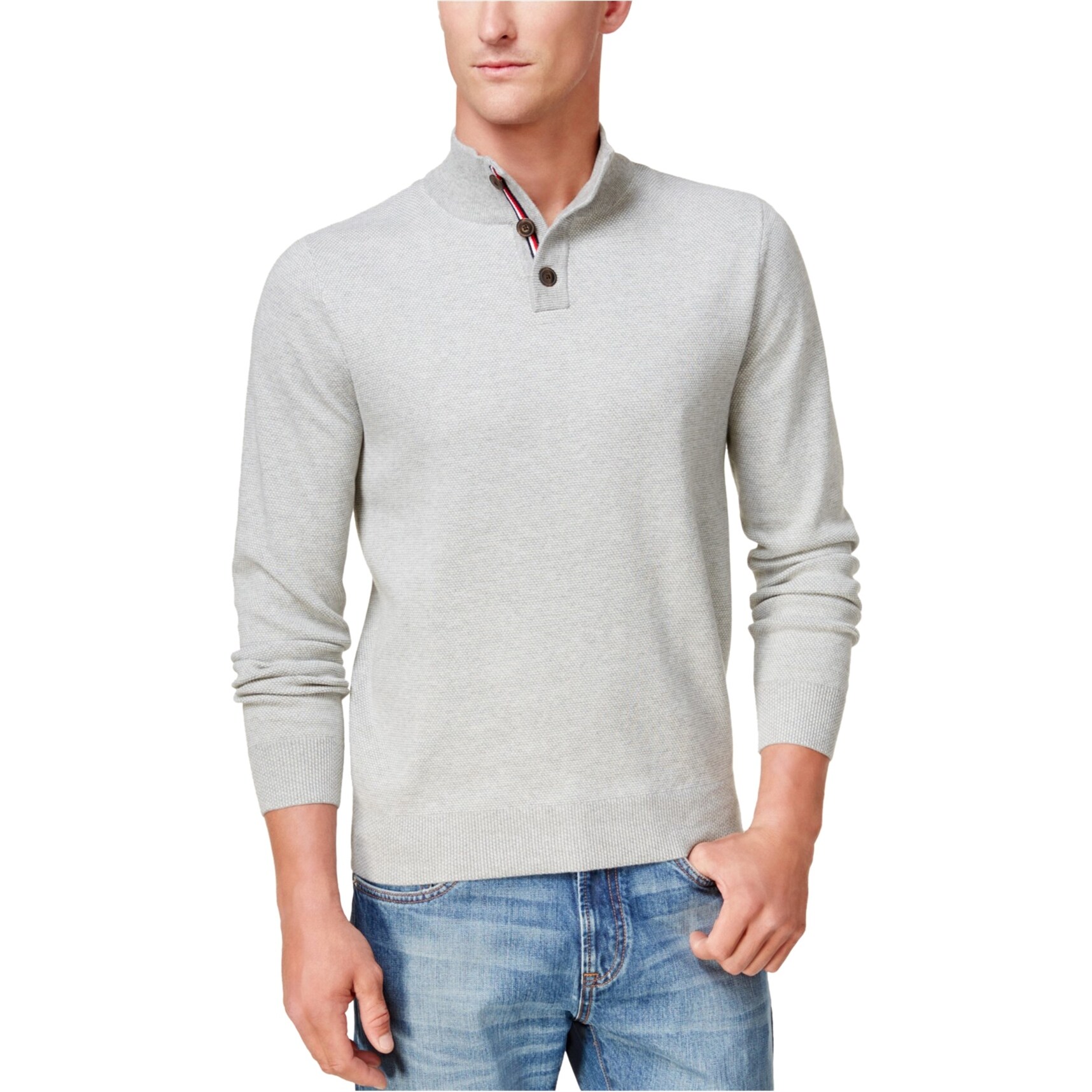 henley sweater mens