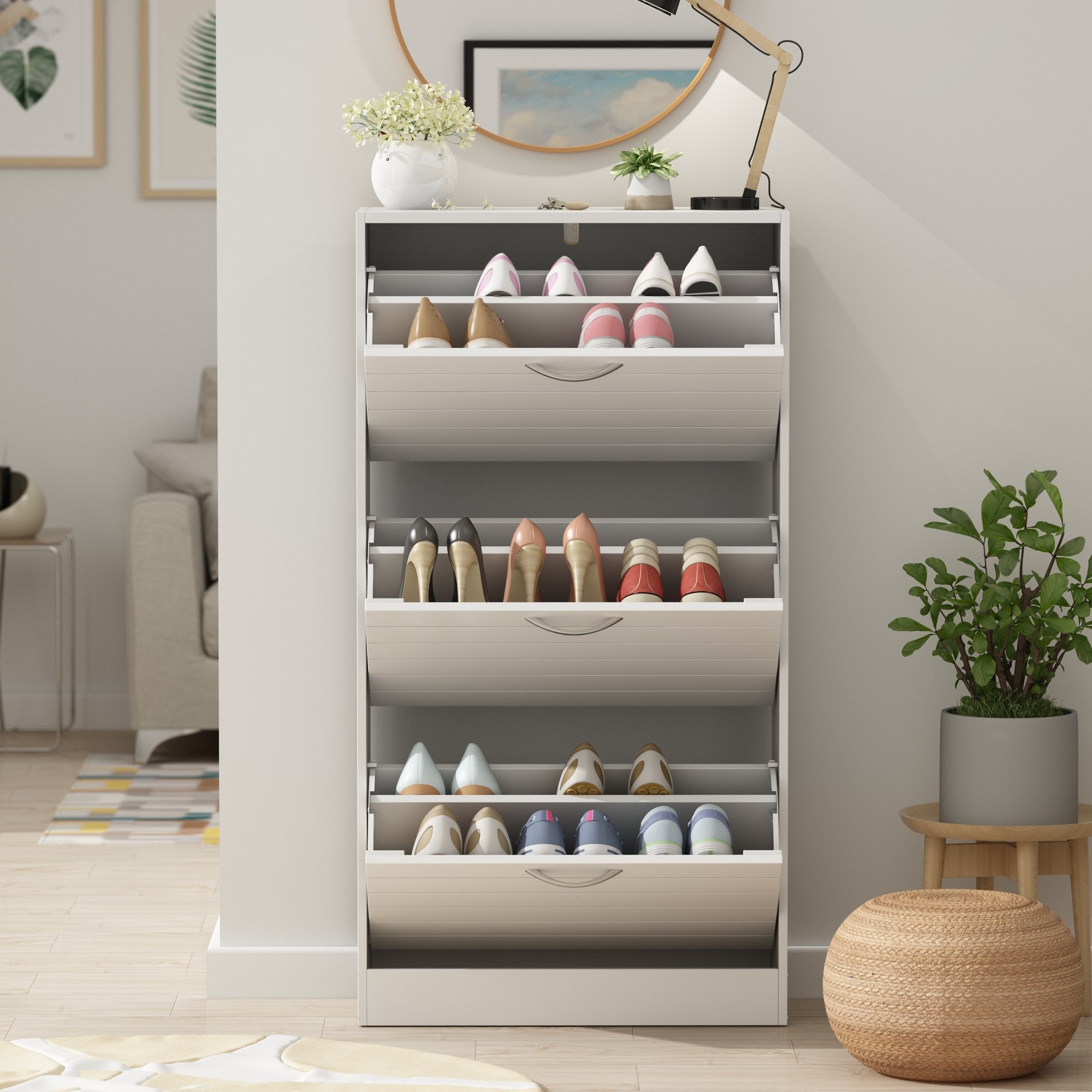 https://ak1.ostkcdn.com/images/products/is/images/direct/d005d8a57ce17477f52369995e4b968213b5fbf8/Shoe-Cabinet-with-Flip-Drawer-for-Entryway-Rack-Storage-Organizer.jpg