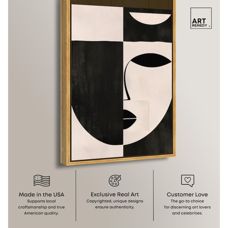 Divided Self II Canvas by Art Remedy