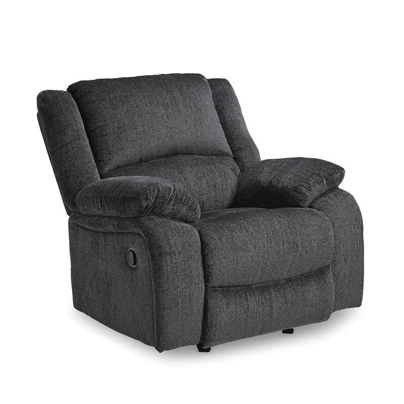 Draycoll Contemporary Rocker Recliner, Slate