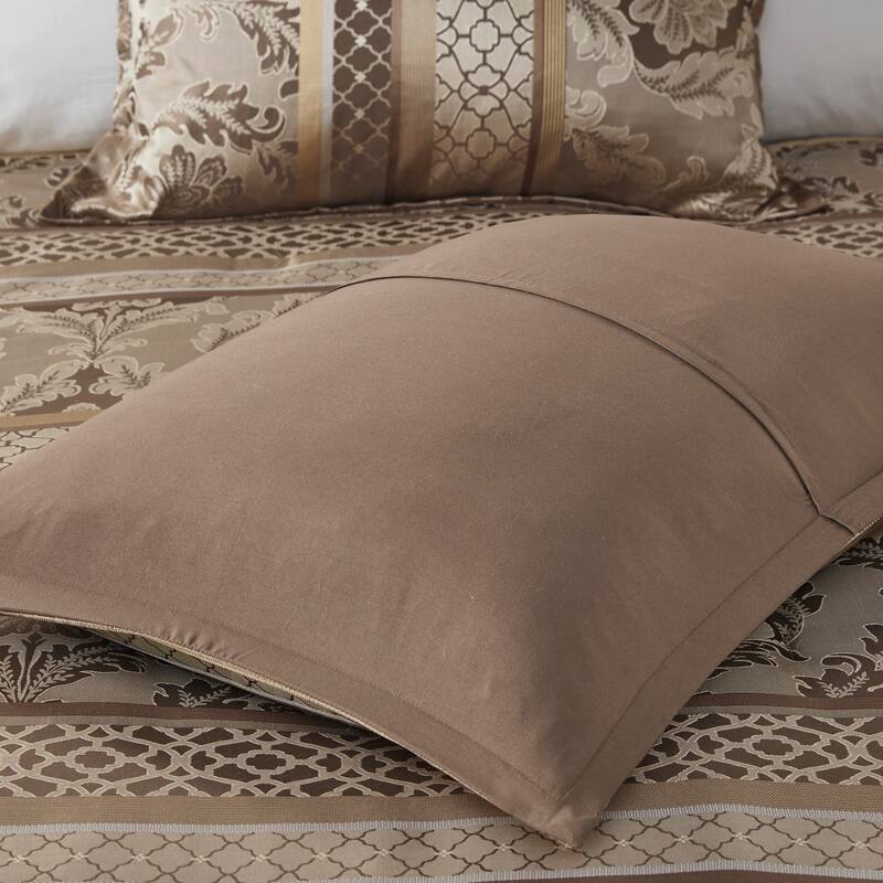 GDF Studio - Jacquard Comforter Set with Decorative Pillows