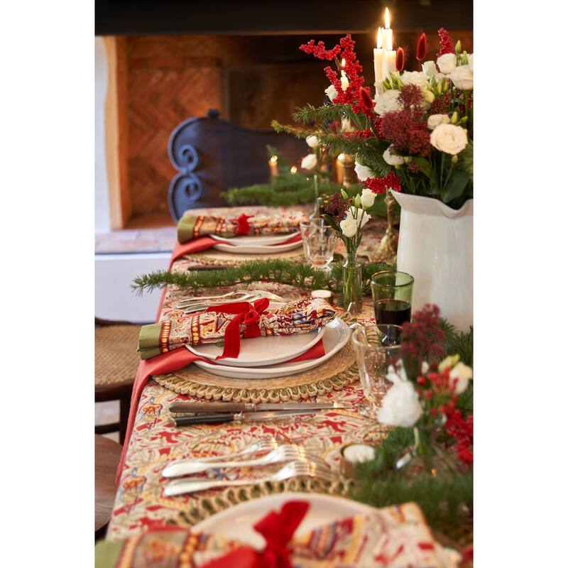 Couleur Nature Noel Rectangle Tablecloth