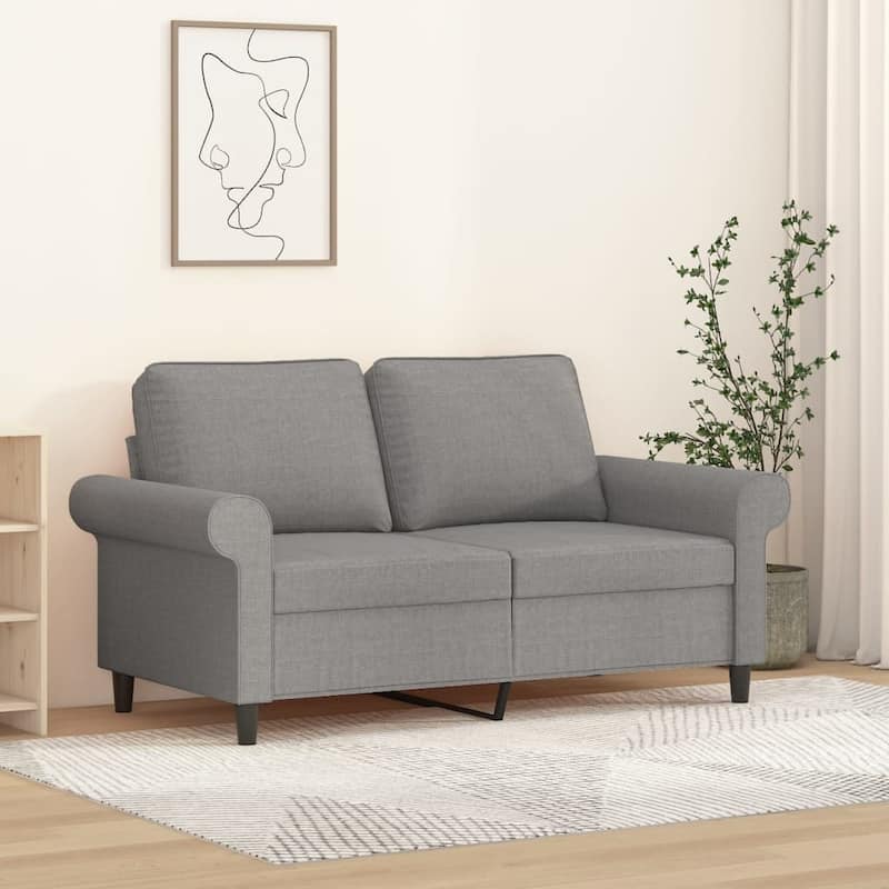 vidaXL Sofa Chair Living Room Accent Upholstered Chair with Armrest Fabric