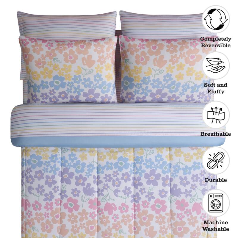 Floral Juvenile Bed in a Bag