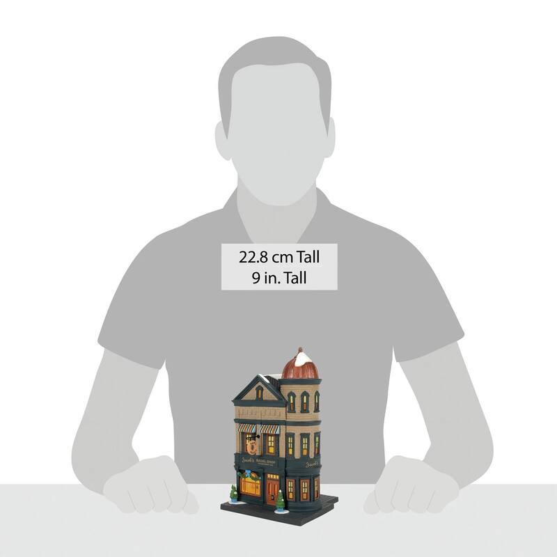 Department 56 Christmas In The City Jacob's Bagel Shop Lighted Building - 6015594