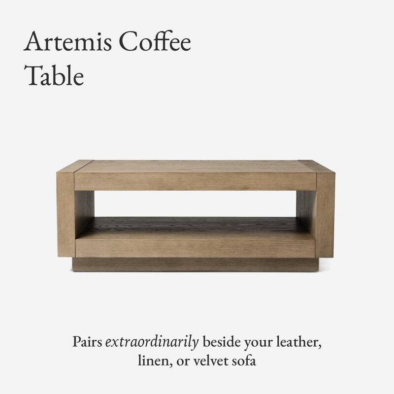 Maven Lane Artemis Contemporary Wooden Coffee Table