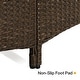 preview thumbnail 12 of 18, Outdoor Rattan Loveseat – Traditional 2‑Seater Patio Chair 5.5″ Olefin Cushions