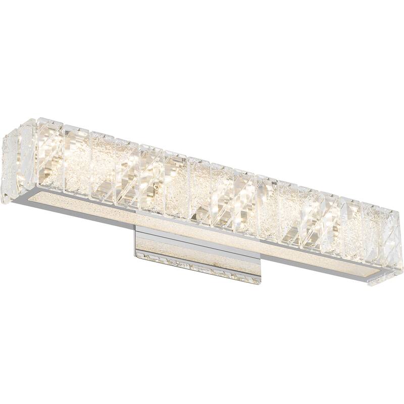 Garcelle Integrated LED Polished Chrome Bath Light