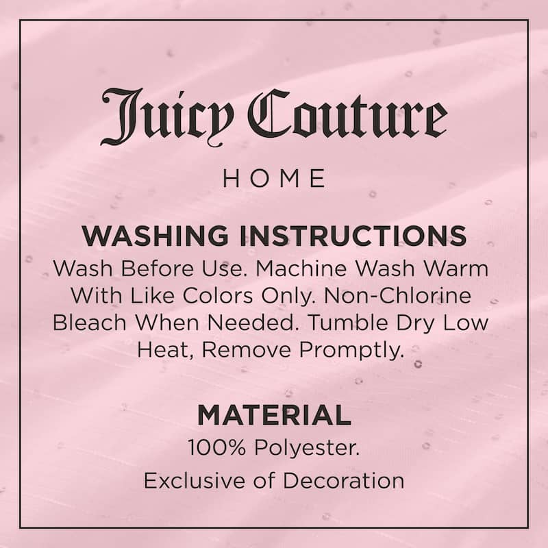 Juicy Couture Queenie Sequin Comforter Sets