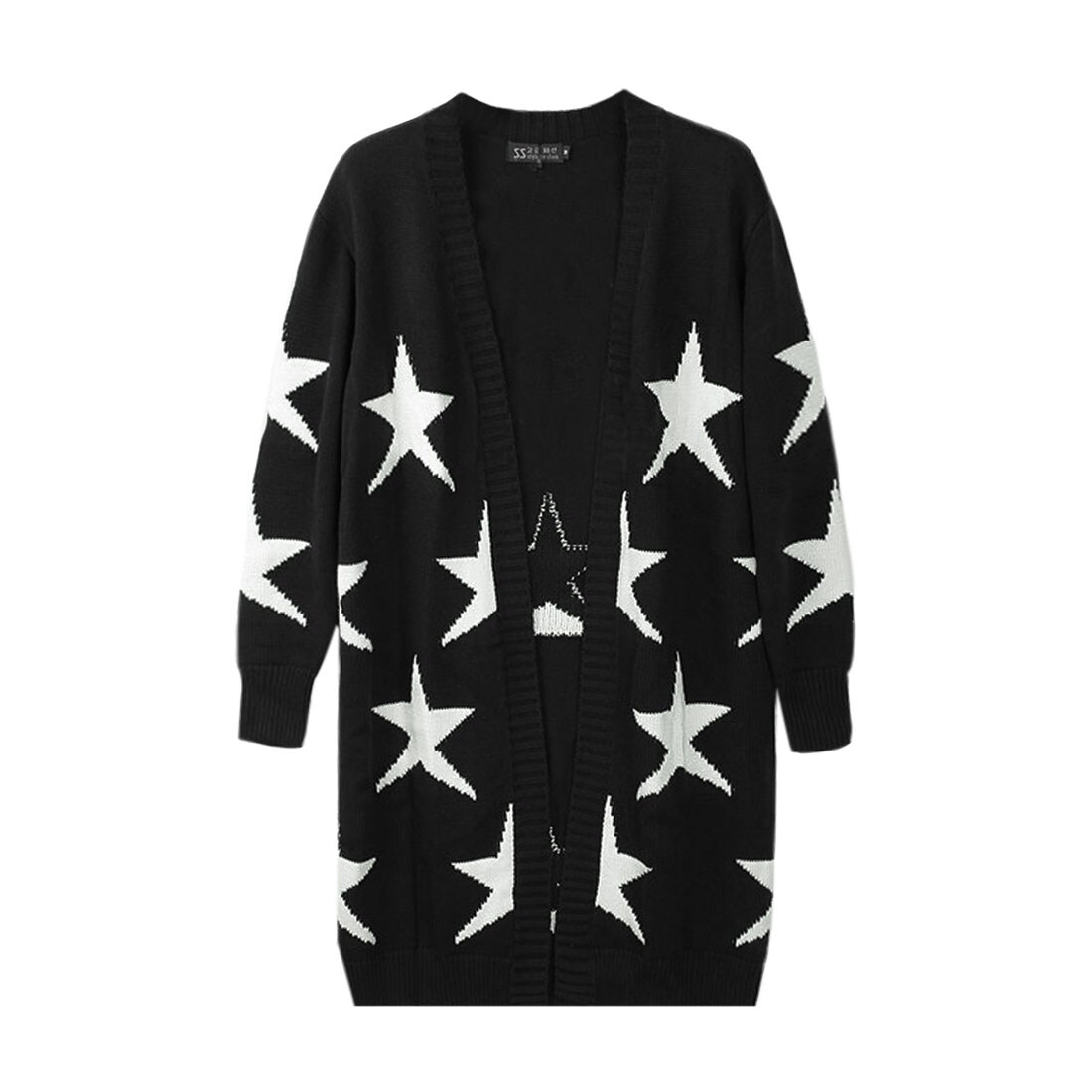 long cardigan with stars