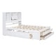preview thumbnail 12 of 12, Queen Size Platform Bed with Storage Headboard and 8 Drawers, White