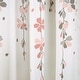 preview thumbnail 3 of 5, Lush Decor Weeping Flowers Room Darkening Curtain Panel Pair