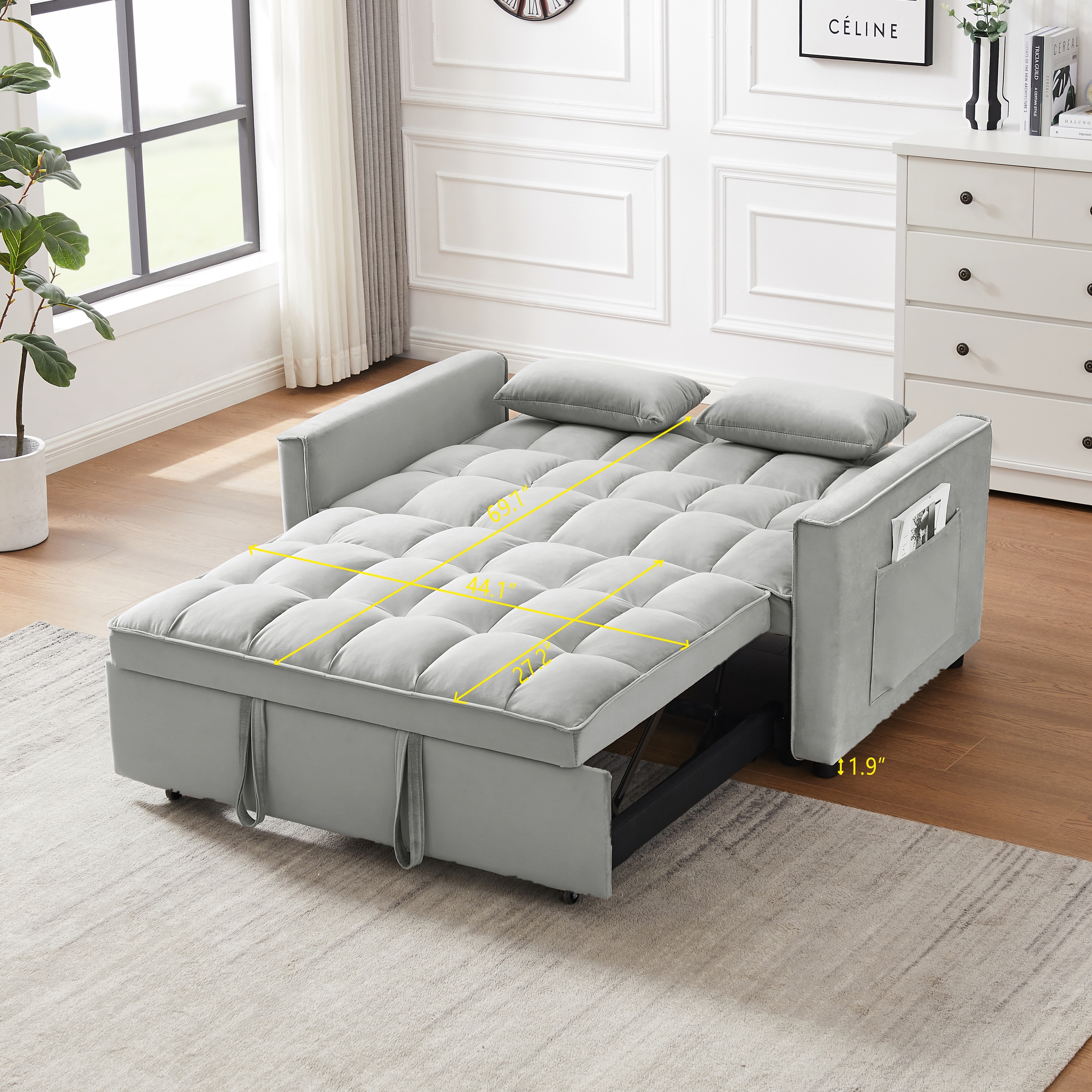 King size futon store sofa bed