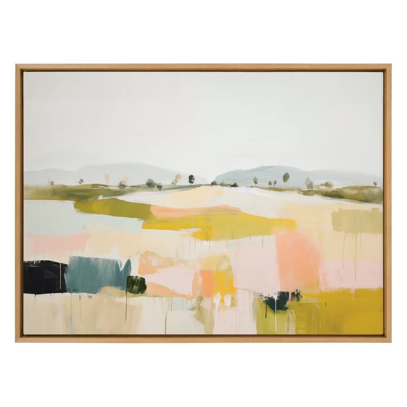 Kate and Laurel Sylvie Quaint Vista I Framed Canvas by Amy Lighthall