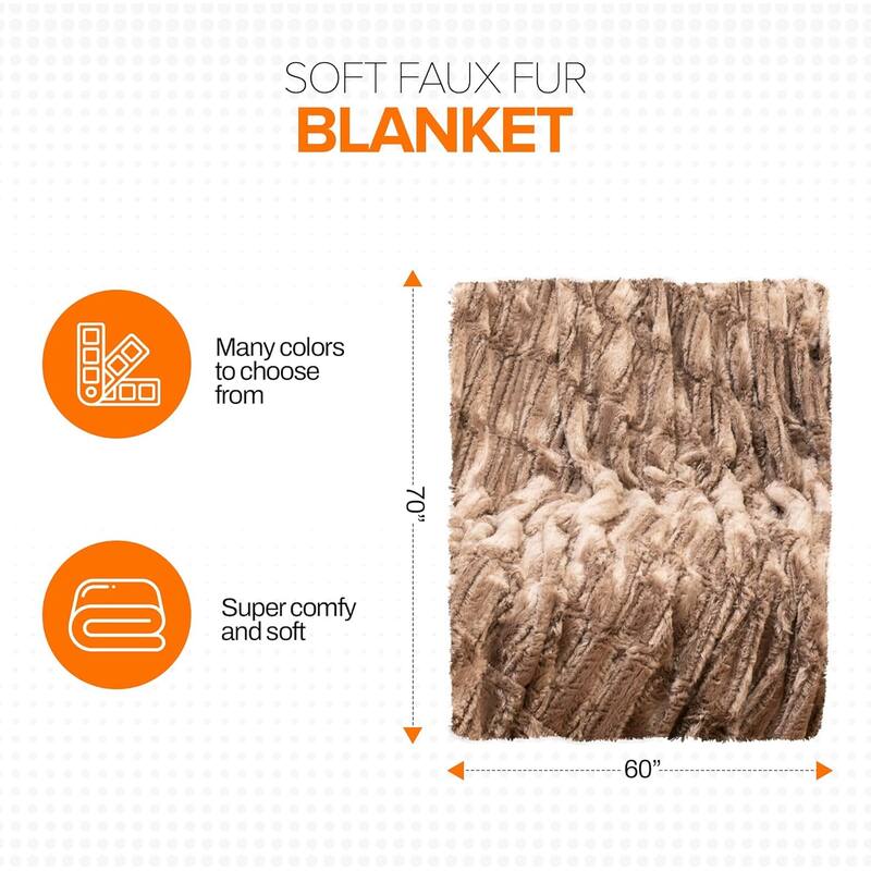 Cheer Collection Luxurious Soft Throw Blanket.