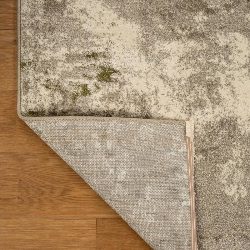 Luxe Weavers Geometric Metallic High and Low Fibers Area Rug