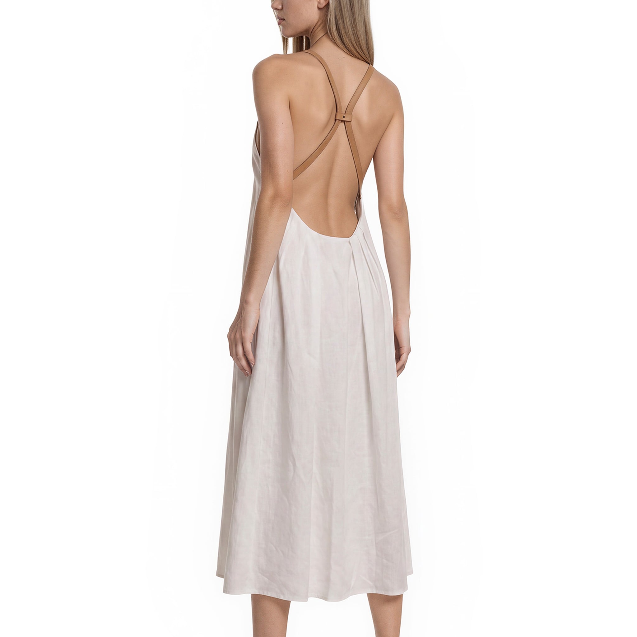 prada backless dress Linen Blend Midi Duration:4 Days Lace Boho Mermaid Backless neckline: plunged Sparkling embellishments enrich the
