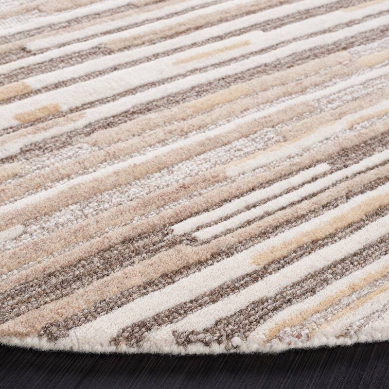 Martha Stewart by SAFAVIEH Dubica Rustic Stripe Wool Rug