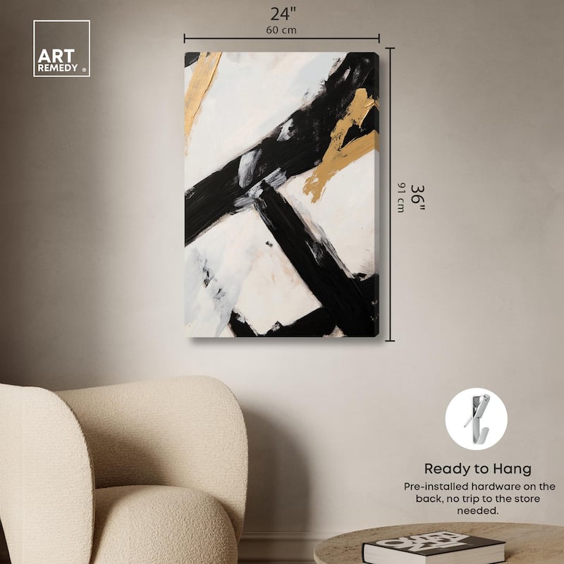 Dichotomy II Canvas by Art Remedy, Gallery Wrapped