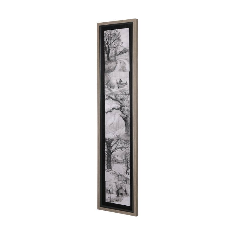 Countryside Sketches II Framed Art Print