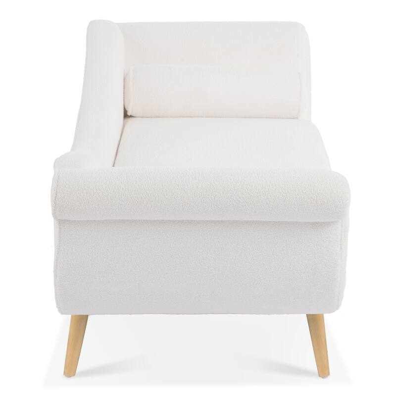 Vintage Chaise Lounge with Scroll Arms by Christopher Knight Home