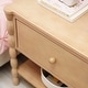 preview thumbnail 8 of 33, Max and Lily Jenny Lind Nightstand with 1 Drawer and Bottom Shelf