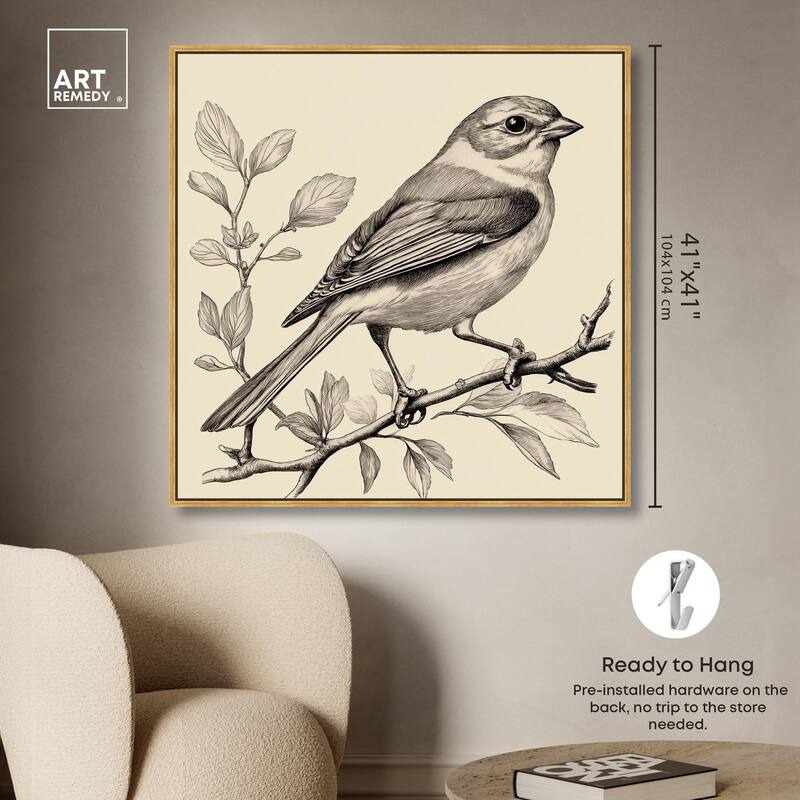 Bird's Gaze Canvas by Art Remedy
