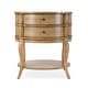 preview thumbnail 4 of 5, Jarvis Oval 2-Drawer Side Table