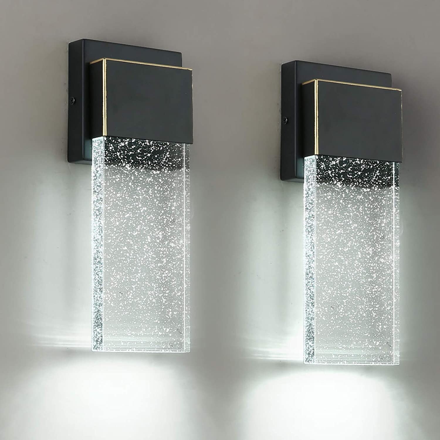 Bubble glass deals sconce