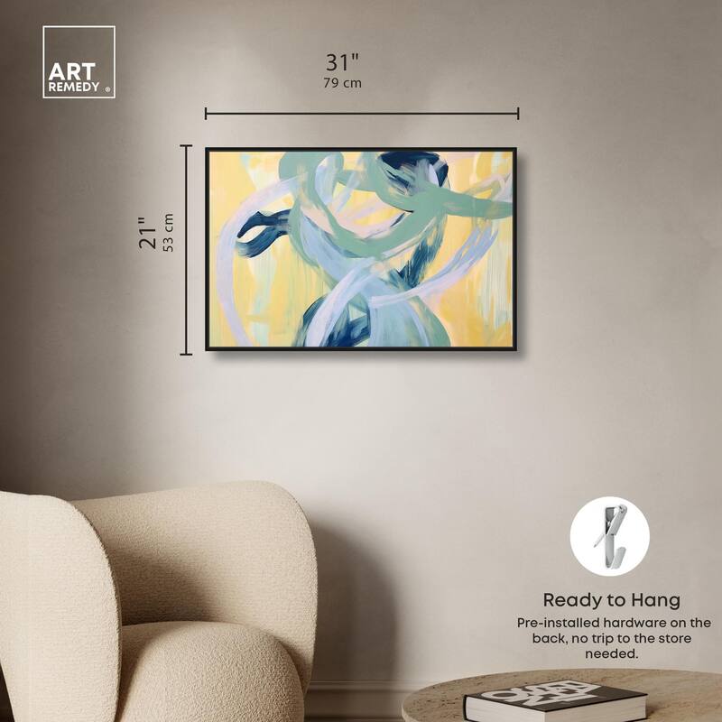 Entangled Embrace I Canvas by Art Remedy